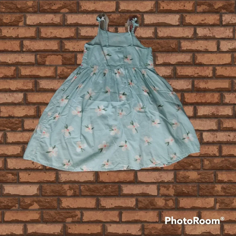 Girls Strap Summer Dress - Picture 2 of 6
